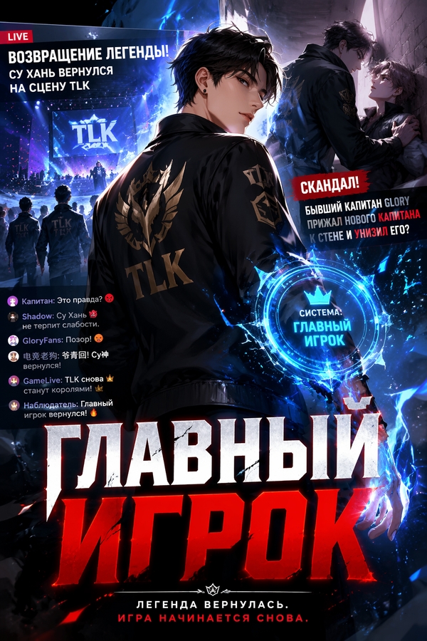Главный игрок - обкладинка ранобе читати онлайн
