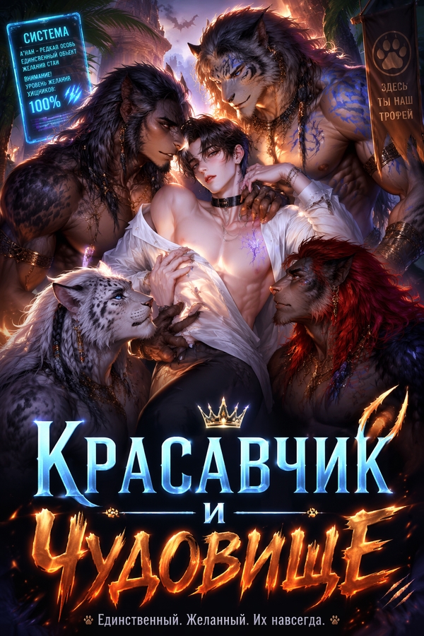Красавчик и Чудовище - обложка ранобэ читать онлайн
