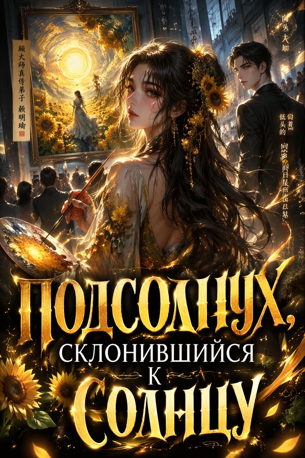 Подсолнух, склонившийся к солнцу - обкладинка ранобе читати онлайн