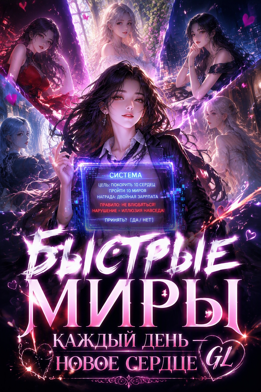 Быстрые миры: Каждый день — новое сердце (GL) - обложка ранобэ читать онлайн