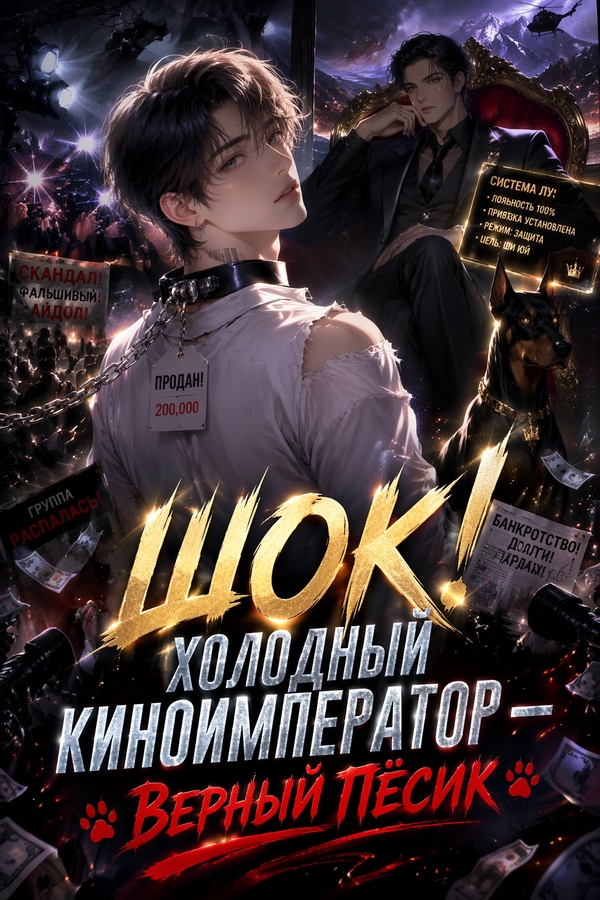 Шок! Холодный киноимператор — верный пёсик - обкладинка ранобе читати онлайн