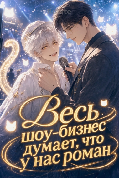 Весь шоу-бизнес думает, что у нас роман - обложка ранобэ читать онлайн