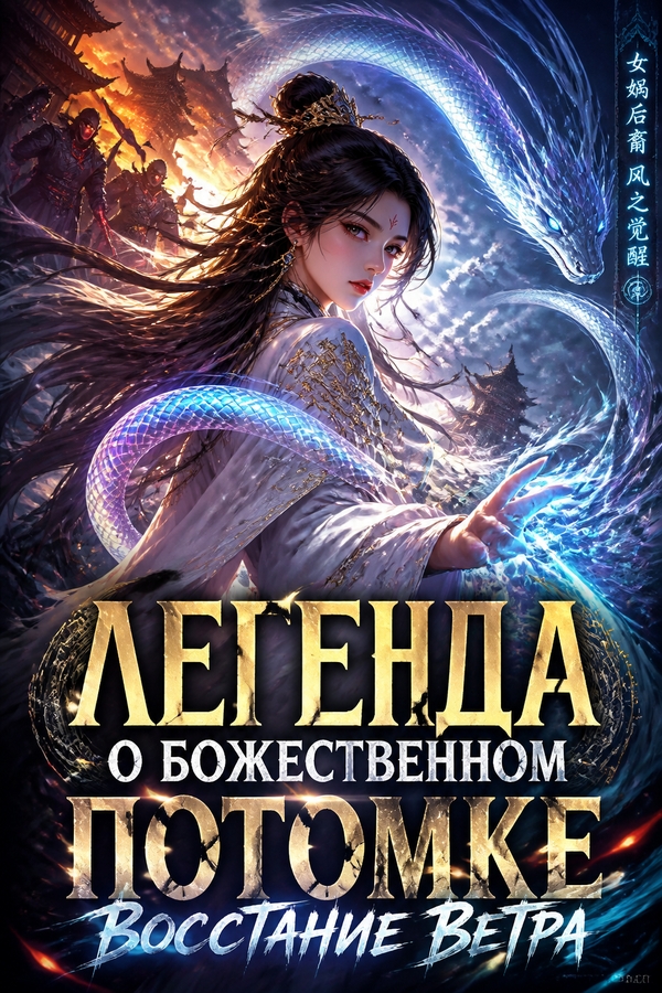 Легенда о божественном потомке: Восстание ветра - обложка ранобэ читать онлайн