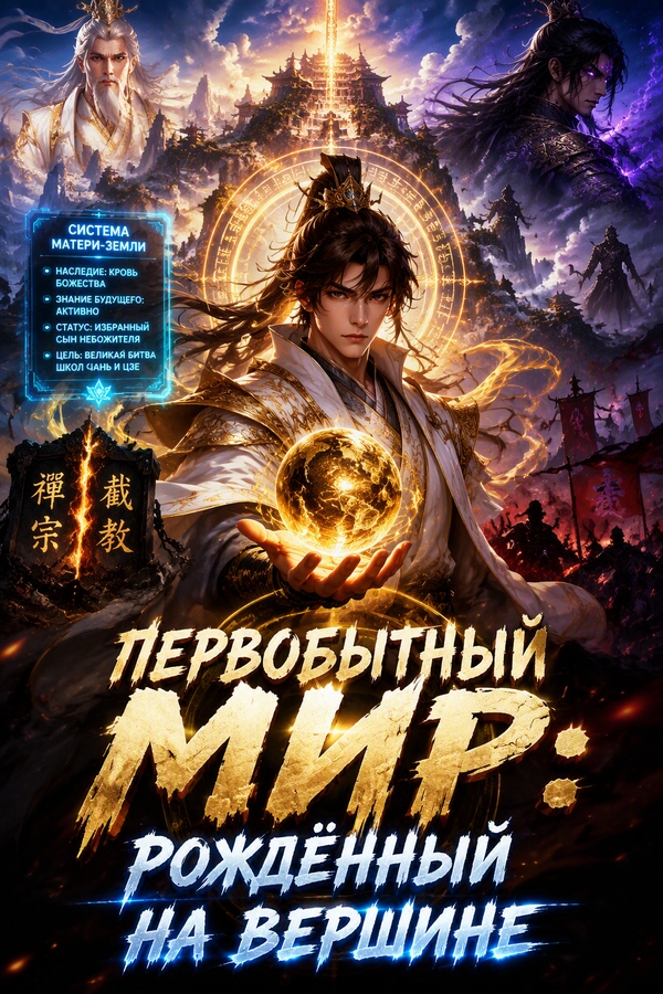 Первобытный мир: Рождённый на вершине - обложка ранобэ читать онлайн