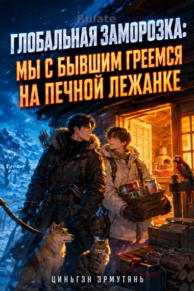 Глобальная заморозка: мы с бывшим греемся на печной лежанке - обложка ранобэ читать онлайн