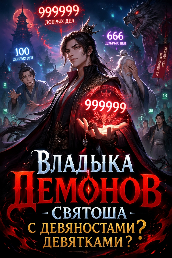 Владыка Демонов — святоша с девяностами девятками? - обложка ранобэ читать онлайн