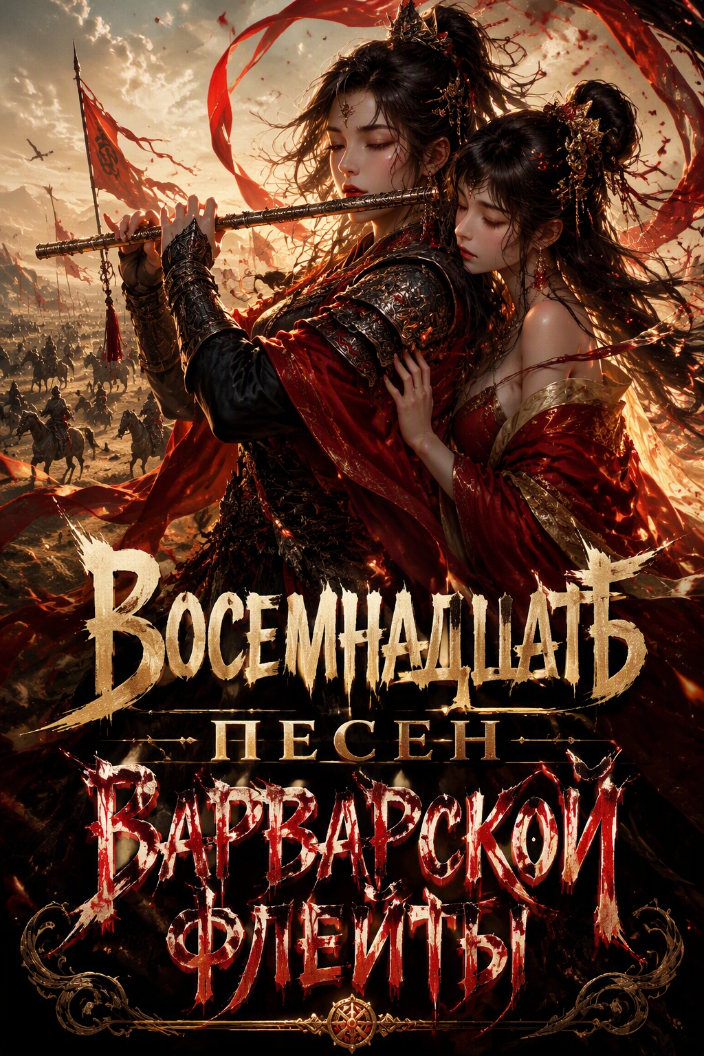 Восемнадцать песен варварской флейты - обложка ранобэ читать онлайн