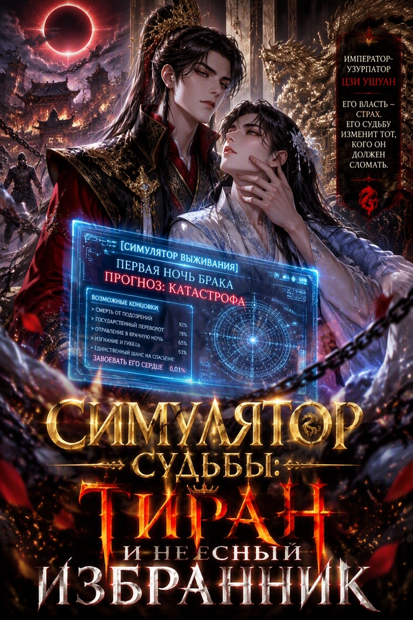 Симулятор судьбы: Тиран и небесный избранник - обложка ранобэ читать онлайн