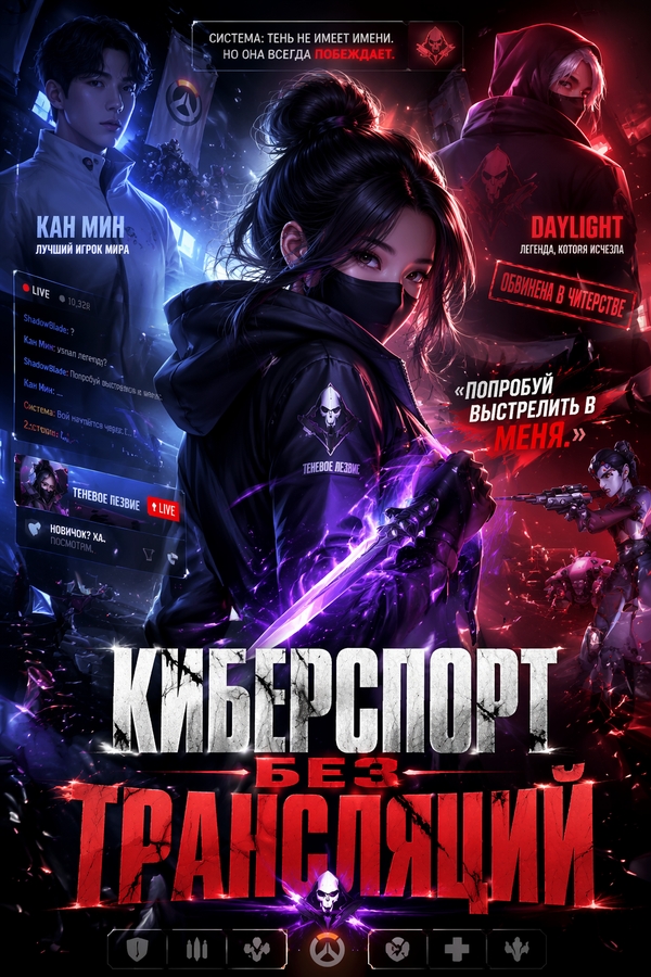 Киберспорт без трансляций - обложка ранобэ читать онлайн