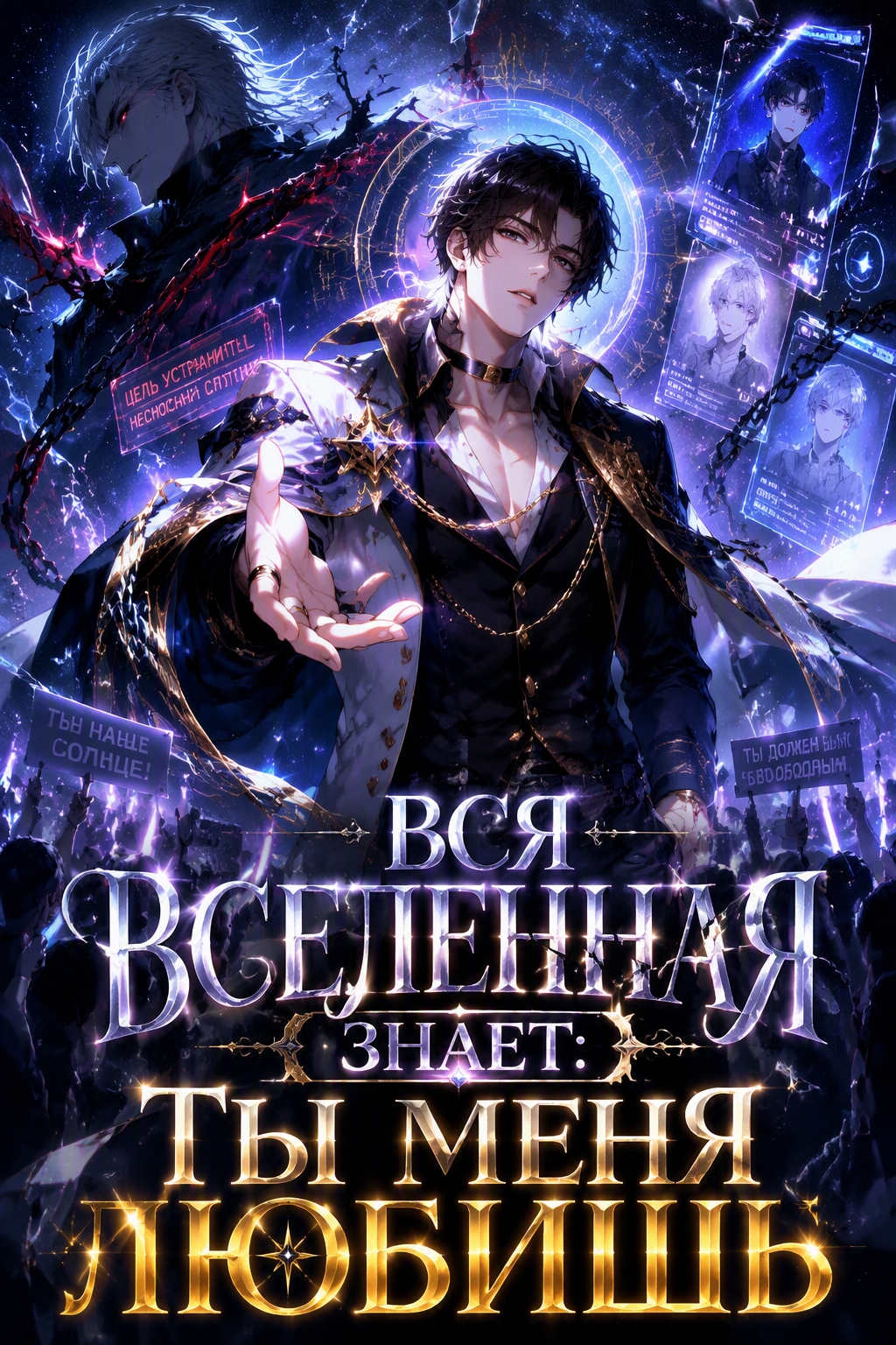 Вся Вселенная знает: ты меня любишь - обкладинка ранобе читати онлайн