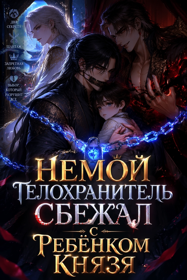Немой телохранитель сбежал с ребёнком князя - обкладинка ранобе читати онлайн