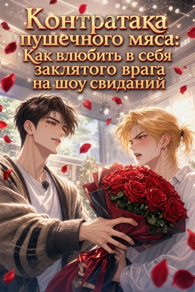 Контратака пушечного мяса: Как влюбить в себя заклятого врага на шоу свиданий - обложка ранобэ читать онлайн