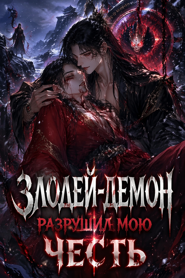 Злодей-демон разрушил мою честь - обложка ранобэ читать онлайн