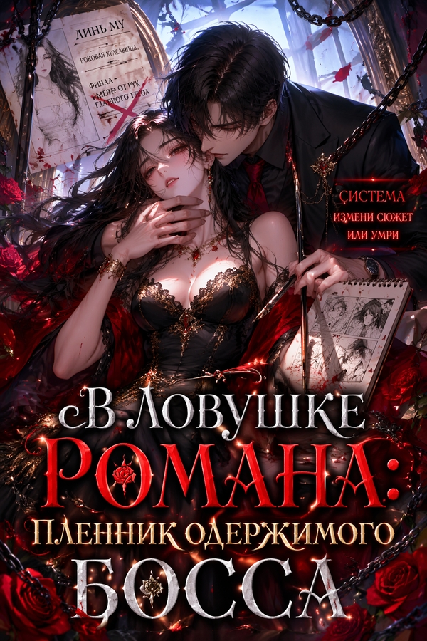 В ловушке романа: пленник одержимого босса - обложка ранобэ читать онлайн