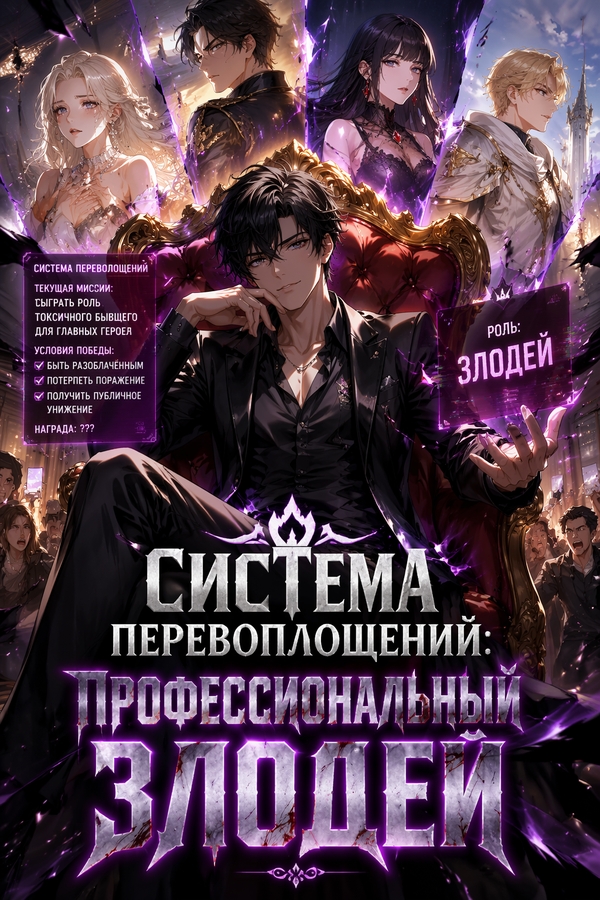 Система перевоплощений: Профессиональный злодей - обложка ранобэ читать онлайн