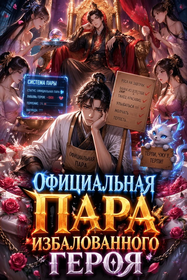 Официальная пара избалованного героя - обкладинка ранобе читати онлайн