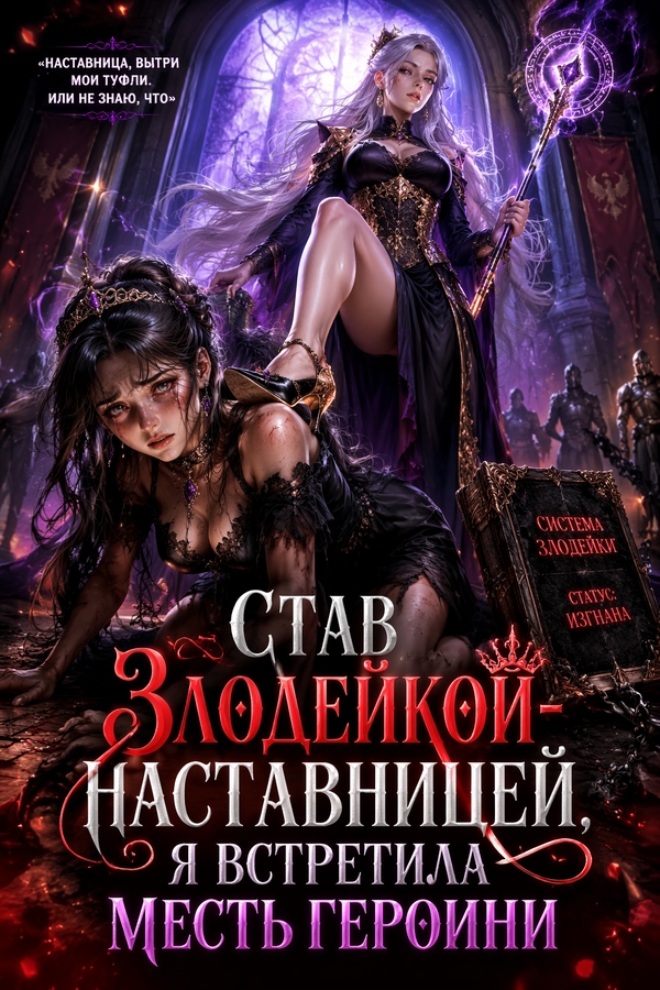 Став злодейкой-наставницей, я встретила месть героини - обложка ранобэ читать онлайн