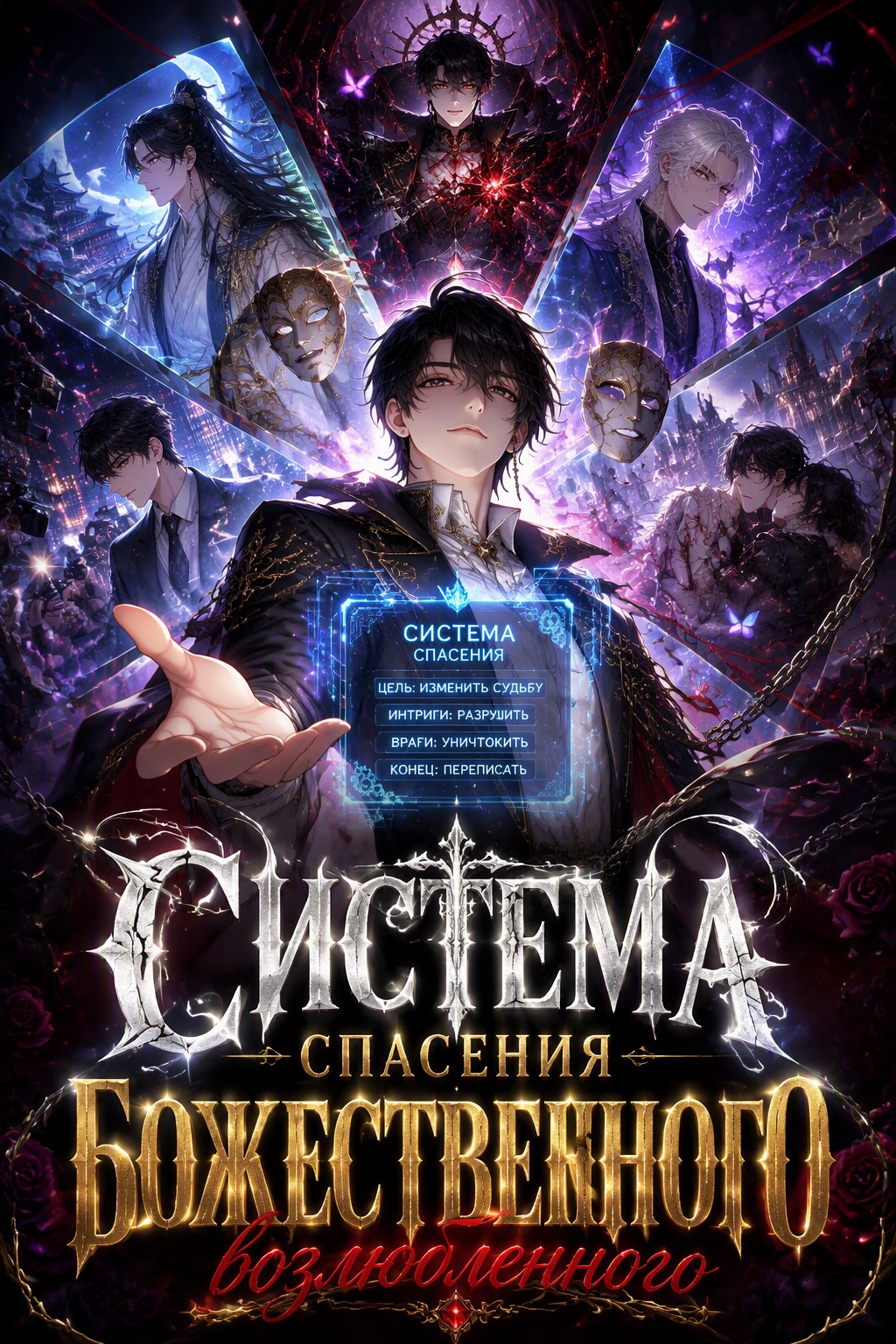 Система спасения божественного возлюбленного - обкладинка ранобе читати онлайн