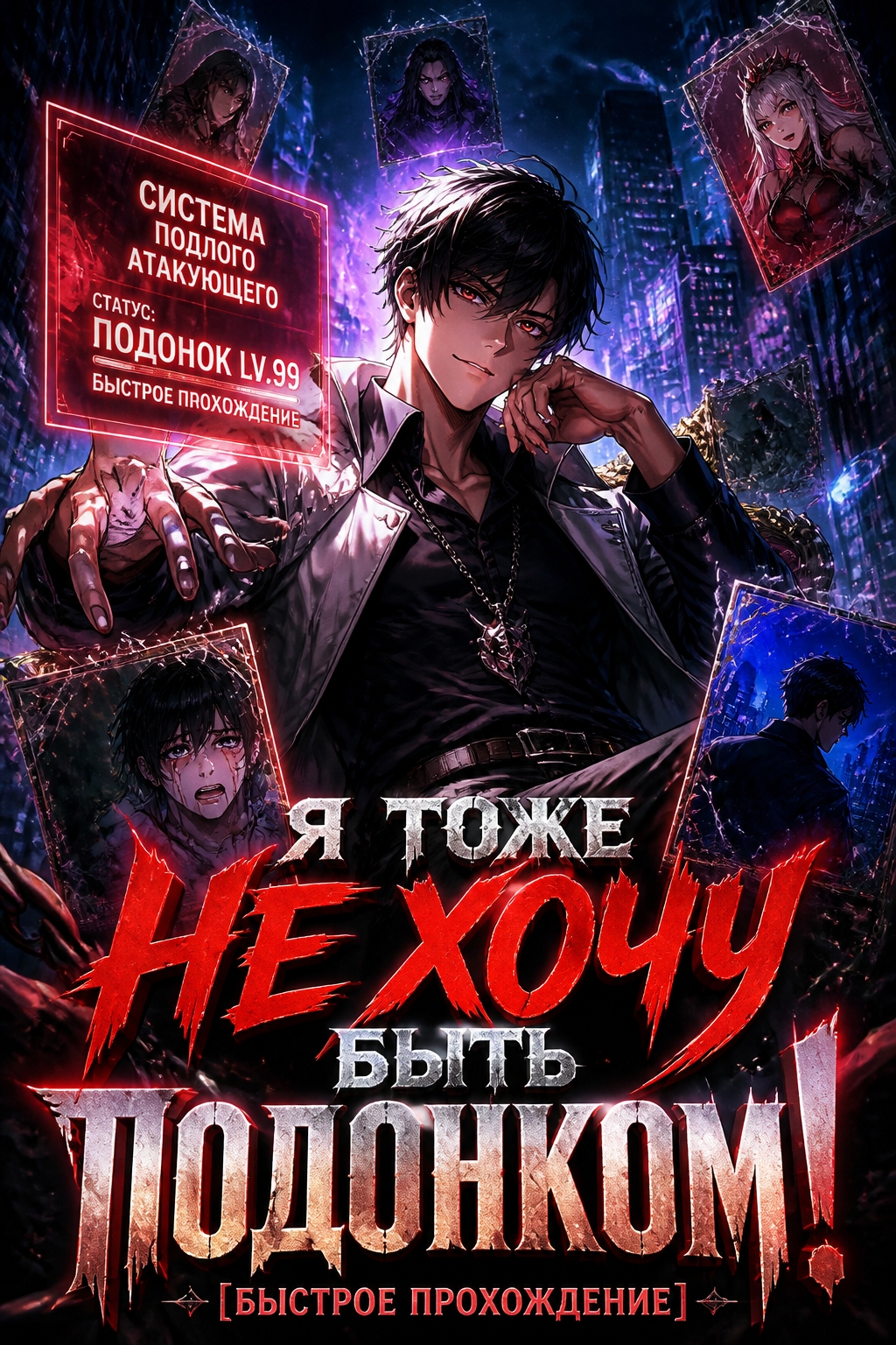 Я тоже не хочу быть подонком! [Быстрое прохождение] - обложка ранобэ читать онлайн