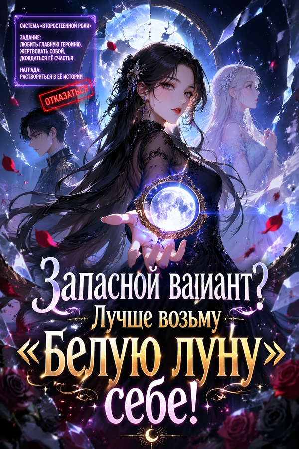 Запасной вариант? Лучше возьму «белую луну» себе! - обкладинка ранобе читати онлайн