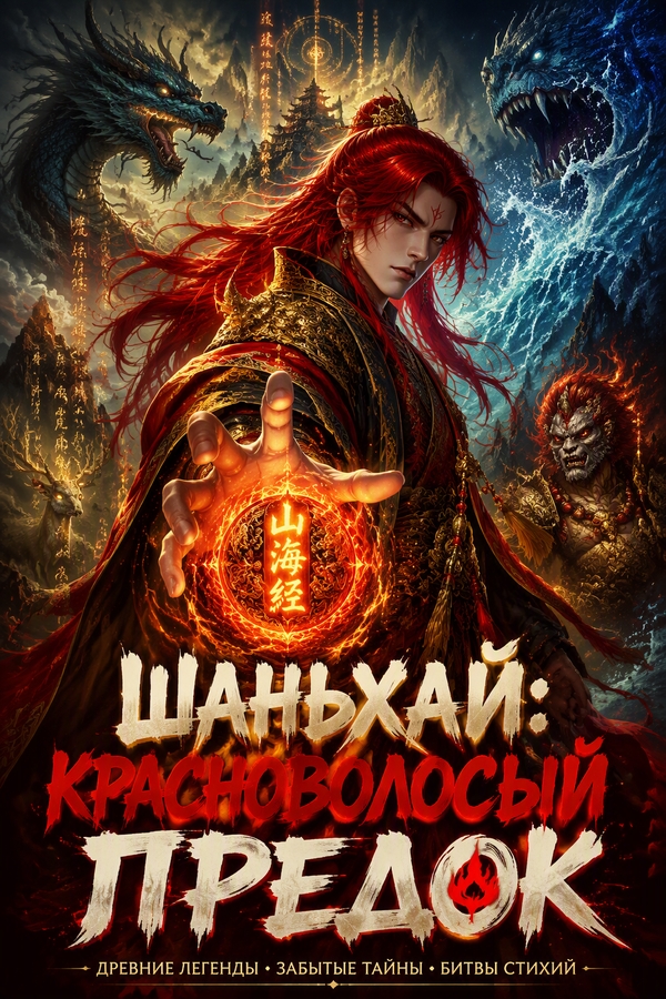 Шаньхай: Красноволосый Предок - обложка ранобэ читать онлайн