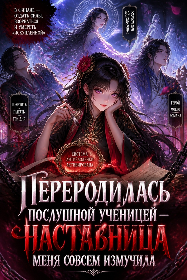 Переродилась послушной ученицей — наставница меня совсем измучила - обложка ранобэ читать онлайн