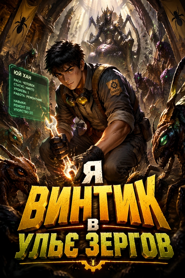 Я винтик в улье зергов - обкладинка ранобе читати онлайн