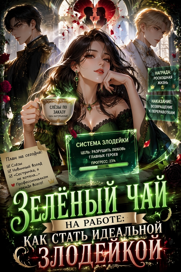 Зелёный чай на работе: как стать идеальной злодейкой - обложка ранобэ читать онлайн