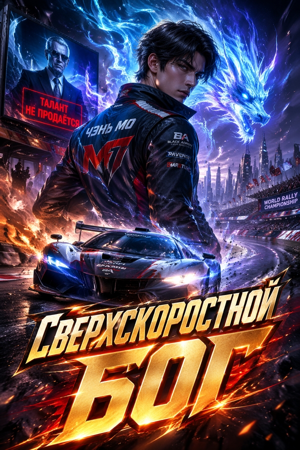 Сверхскоростной бог - обкладинка ранобе читати онлайн