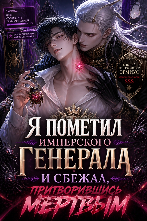Я пометил имперского генерала и сбежал, притворившись мертвым - обкладинка ранобе читати онлайн