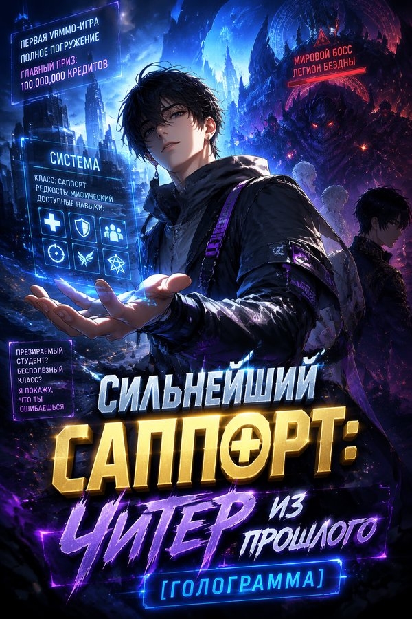 Сильнейший саппорт: Читер из прошлого [Голограмма] - обложка ранобэ читать онлайн