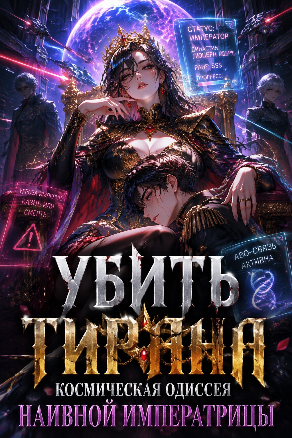 Убить тирана: Космическая одиссея наивной императрицы - обложка ранобэ читать онлайн
