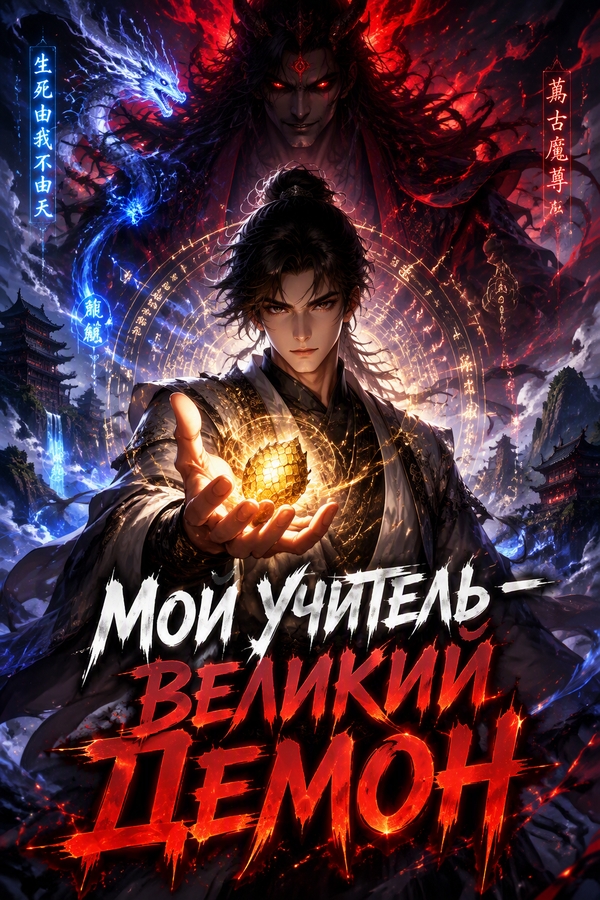 Мой учитель — великий демон - обложка ранобэ читать онлайн