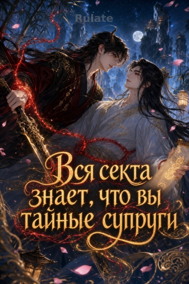 Вся секты знает, что вы тайные супруги - обкладинка ранобе читати онлайн