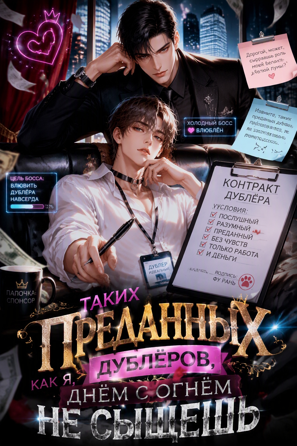Таких преданных дублёров, как я, днём с огнём не сыщешь - обложка ранобэ читать онлайн